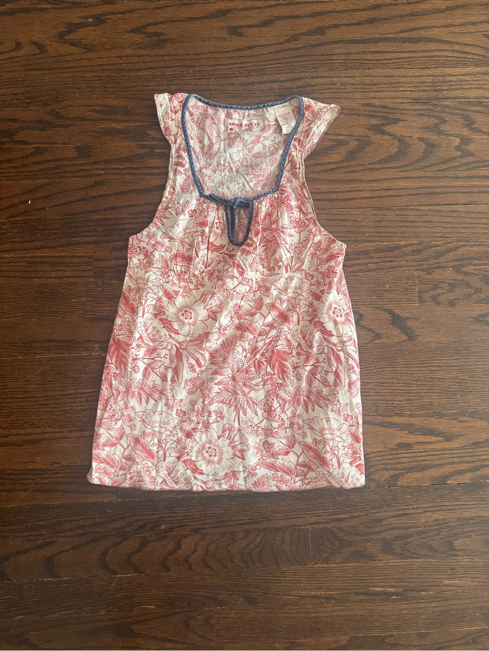 Miss Sixty floral cotton  top size S excellent condition #misssixty #y2k